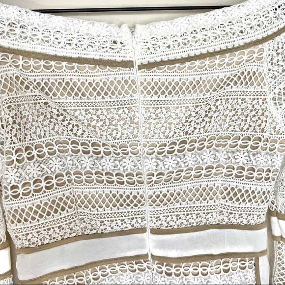 L’ATISTE by Amy White Nude Eyelet Mini Bell Sleeve - Picture 9 of 15